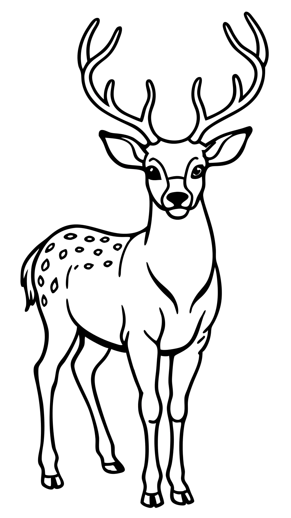 deer coloring pages printable